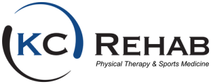 KC Rehab Physical Therapy and Sports Medicine logo, BURG+CO. Marketing client